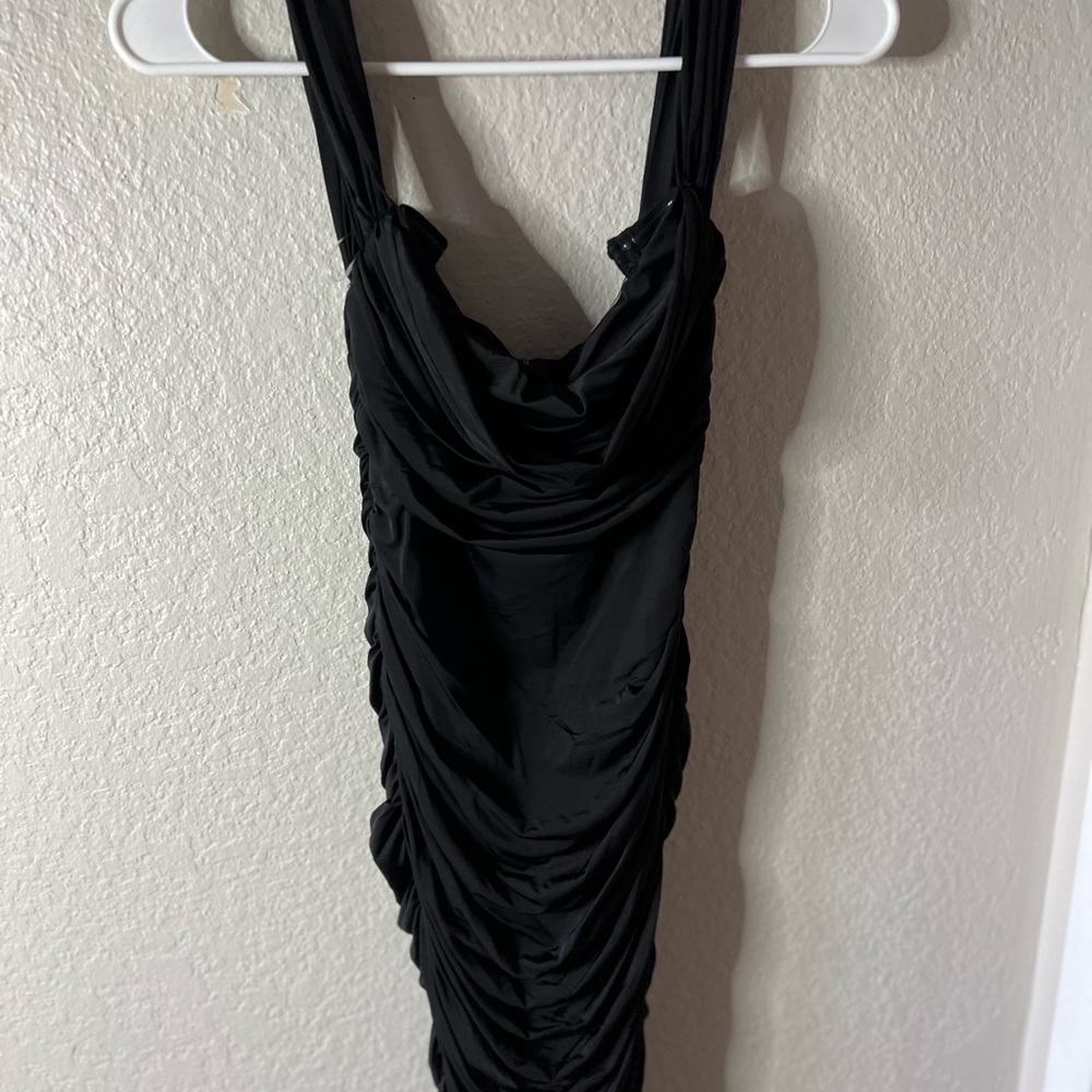 Sexy tight black dress